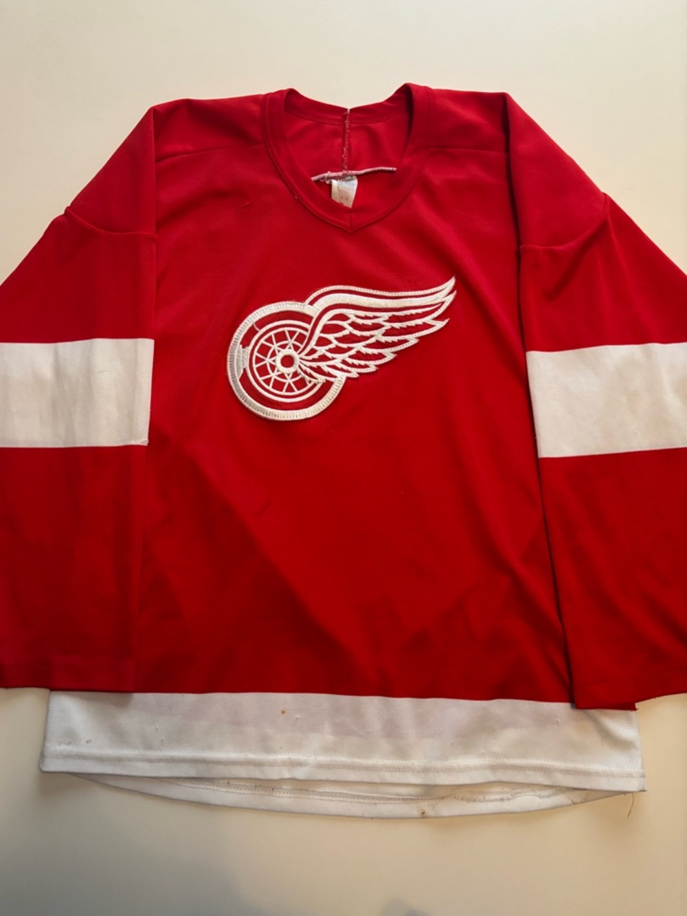 Vintage CCM Red Hockey red wing Jersey (NEEDS CLEANING)